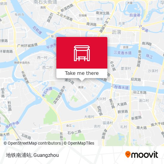 地铁南浦站 map