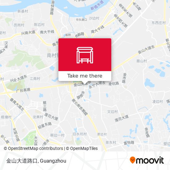 金山大道路口 map