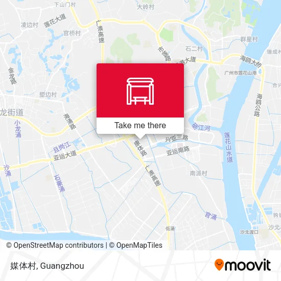 媒体村 map