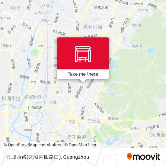 云城西路(云城南四路口) map