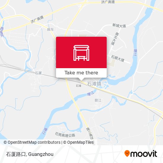 石厦路口 map