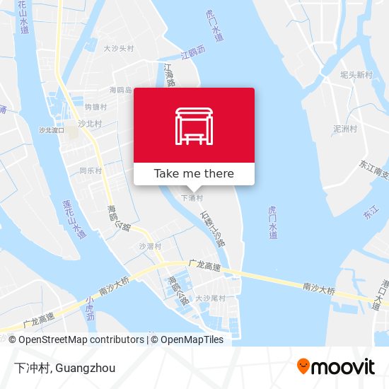下冲村 map