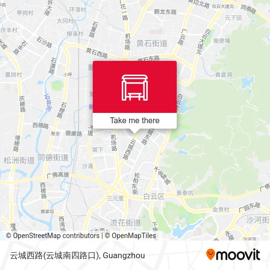 云城西路(云城南四路口) map