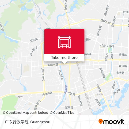 广东行政学院 map