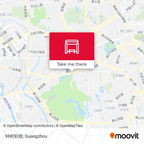 钟村职校 map