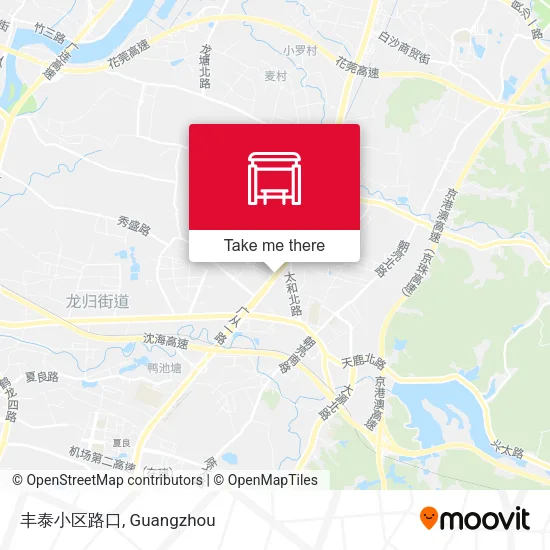 丰泰小区路口 map