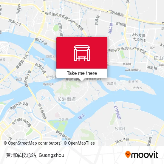 黄埔军校总站 map