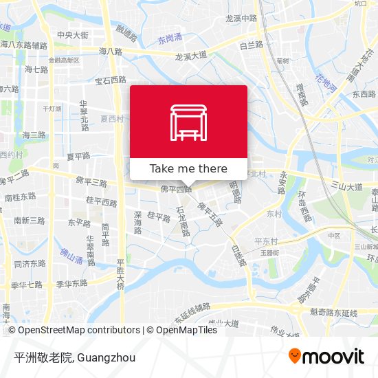 平洲敬老院 map