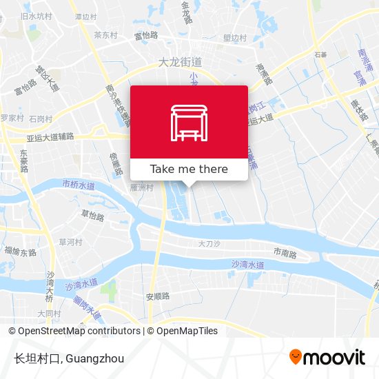长坦村口 map