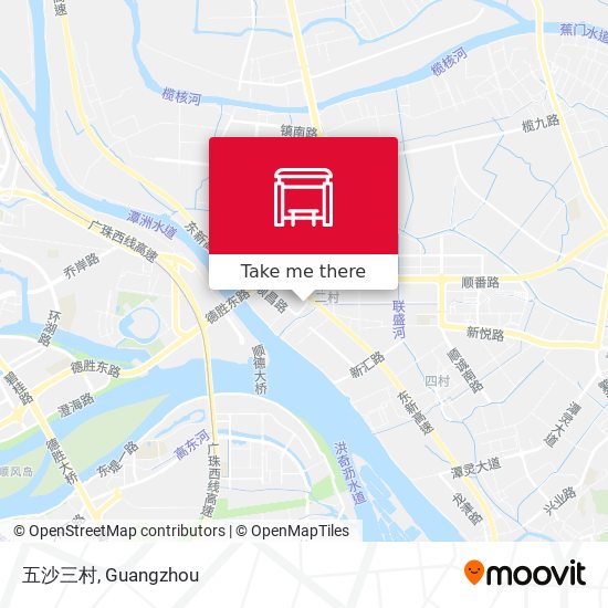 五沙三村 map