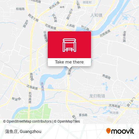 蒲鱼庄 map