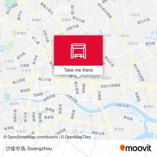 沙墟市场 map
