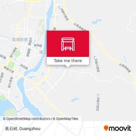 蕉石岭 map