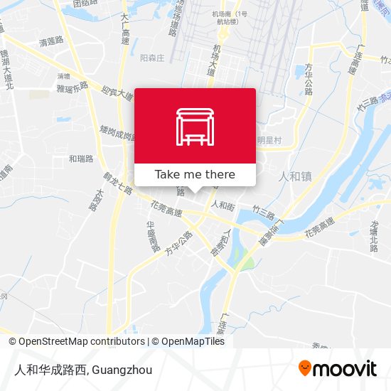 人和华成路西 map
