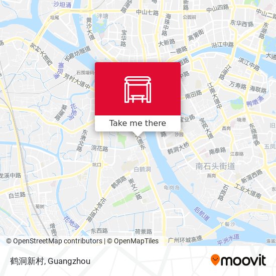 鹤洞新村 map