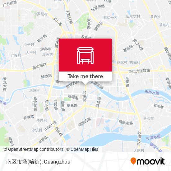 南区市场(哈街) map