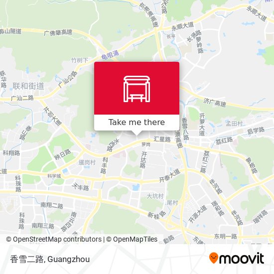 香雪二路 map