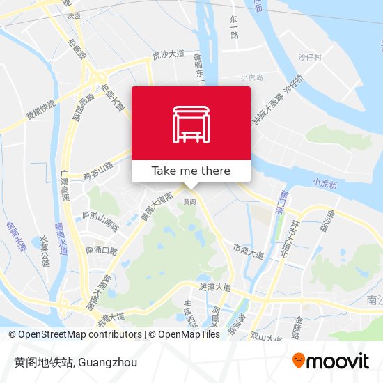 黄阁地铁站 map