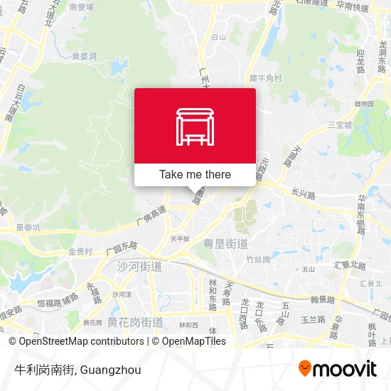 牛利岗南街 map