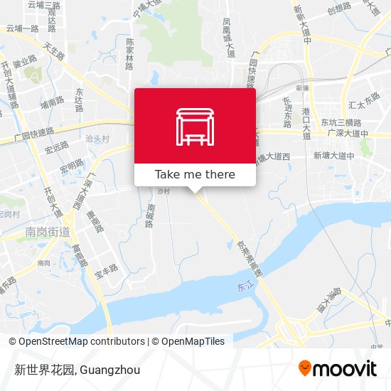 新世界花园 map