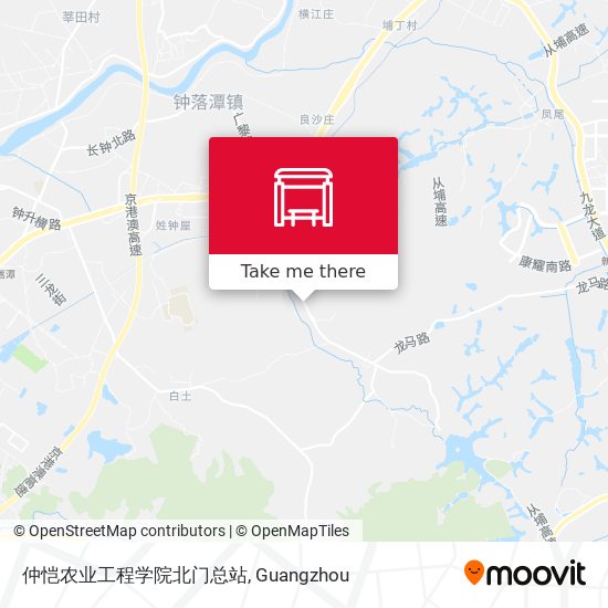 仲恺农业工程学院北门总站 map
