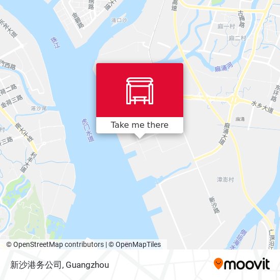 新沙港务公司 map