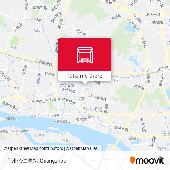 广州亿仁医院 map
