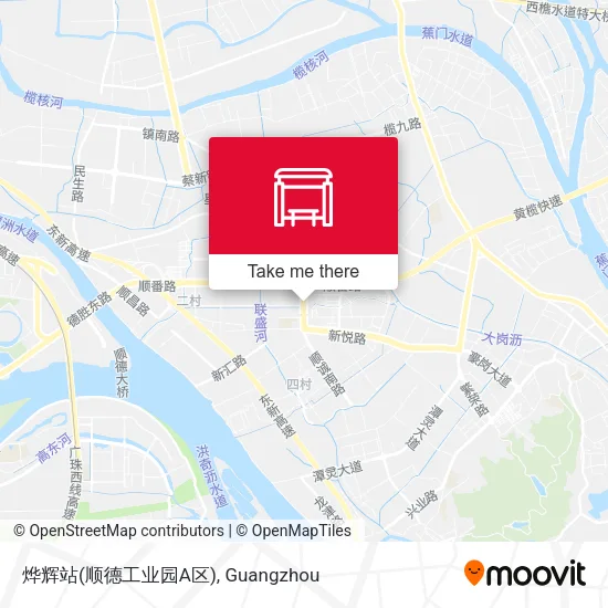 烨辉站(顺德工业园A区) map