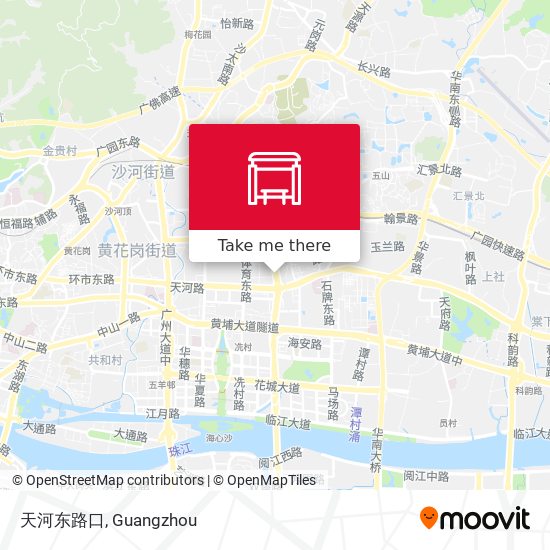 天河东路口 map