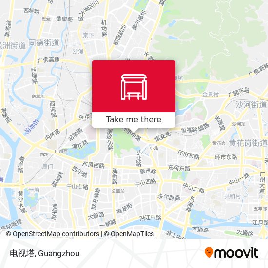 电视塔 map