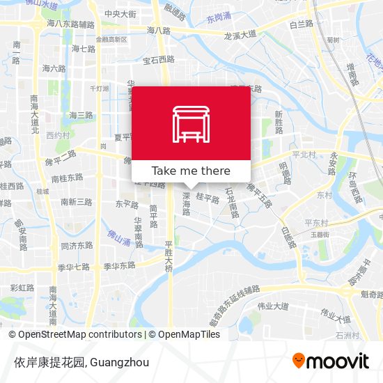 依岸康提花园 map