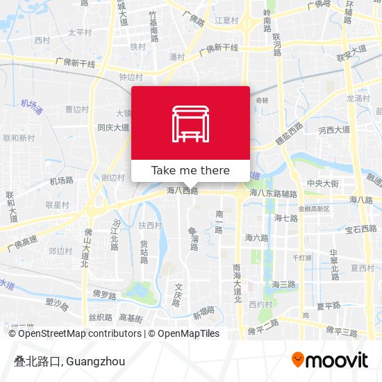 叠北路口 map