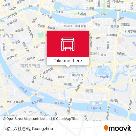 瑞宝六社总站 map