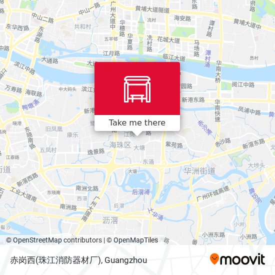 赤岗西(珠江消防器材厂) map