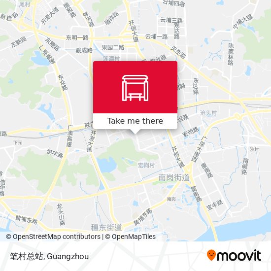 笔村总站 map