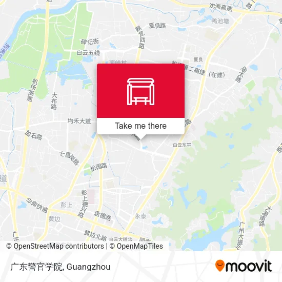 广东警官学院 map