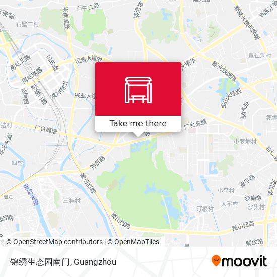 锦绣生态园南门 map