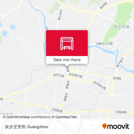 炭步交管所 map