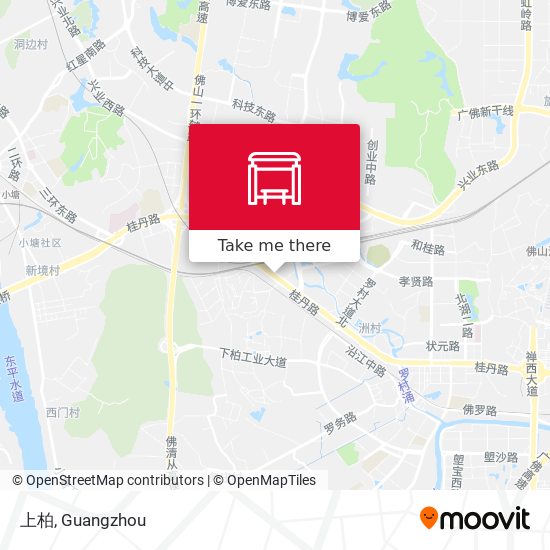 上柏 map