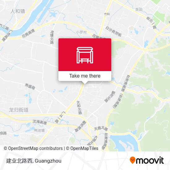 建业北路西 map