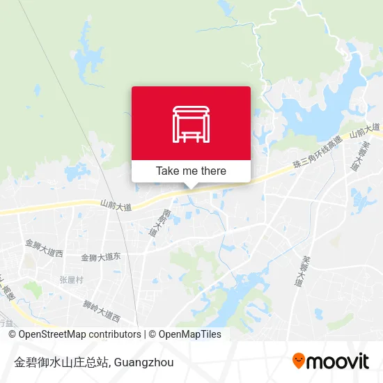 金碧御水山庄总站 map
