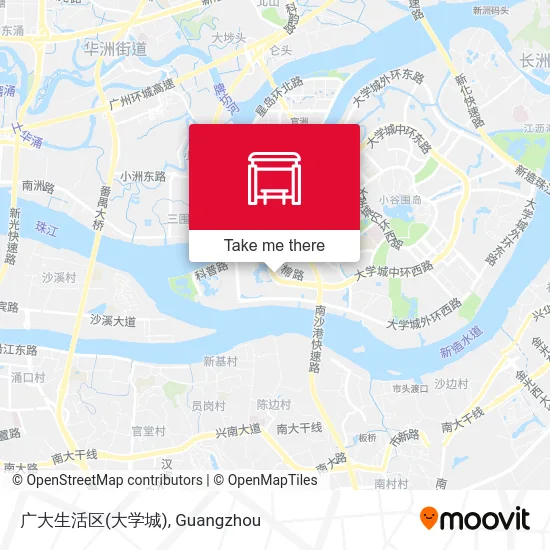 广大生活区(大学城) map