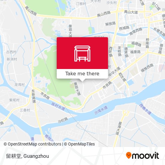 留耕堂 map