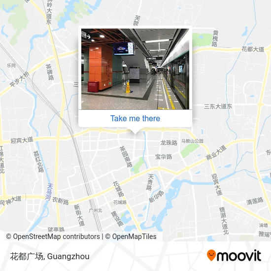 花都广场 map