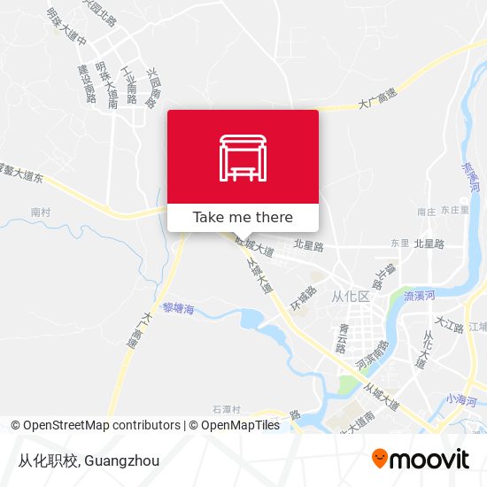 从化职校 map