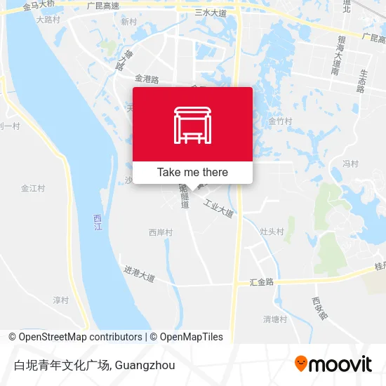 白坭青年文化广场 map
