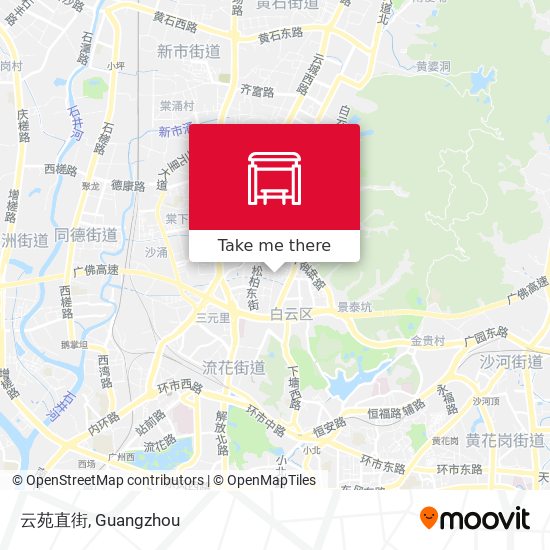 云苑直街 map