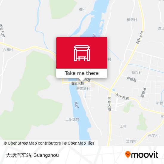 大塘汽车站 map