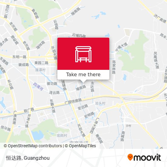 恒达路 map
