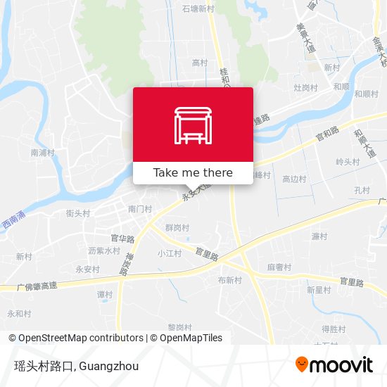 瑶头村路口 map